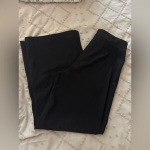 Christian Siriano Black Wide-Leg Pants